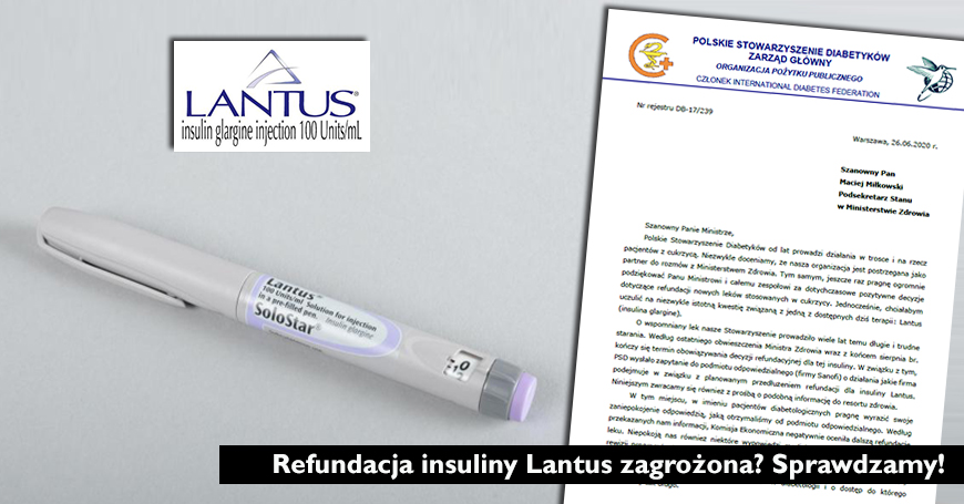 Refundacja insuliny Lantus zagroona? Sprawdzamy!